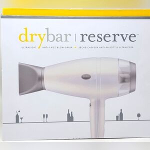 Drybar Reserve Ultralight Anti-Frizz Blow-Dryer - Sleek White NEW